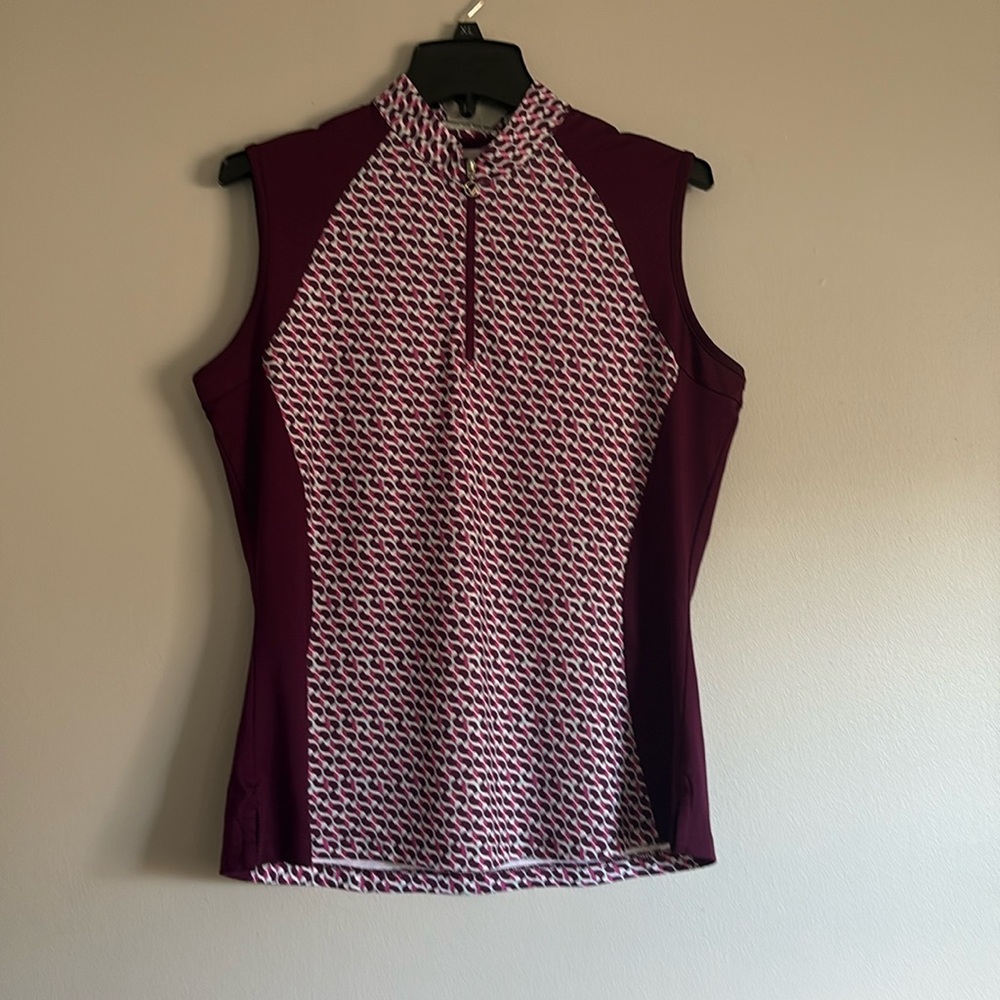 CALLAWAY WOMENS Golf Shirt, half zip, size large